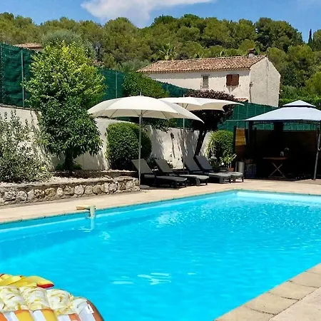 Charming With Big Pool And Ac In Villa Antibes